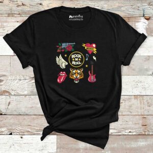 Rock N Roll Music Cotton Printed Tshirt