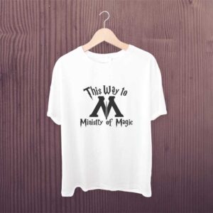 This Way to Ministry Of Magic Harry Potter Tshirt