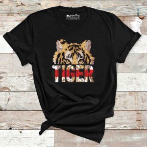 Tiger 3D Printed Cotton Tshirt