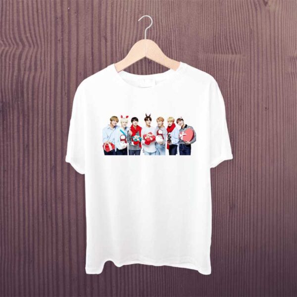 Bts-team-with-gifts-Tshirt