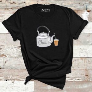 Chai And Kettle Marathi Tshirt
