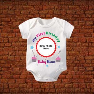 Customized Baby Romper First Birthday