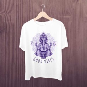 Good Vibes Ganesha Yoga Tshirt
