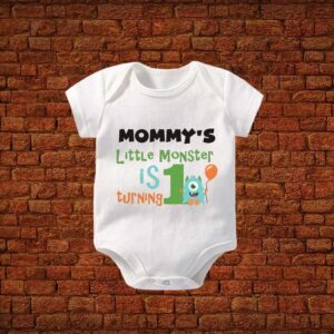 Mommy’s Little Monster Baby Romper