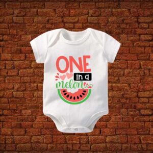 One In A Melon Baby Romper