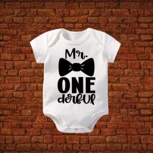 Onederful Mr Baby Romper