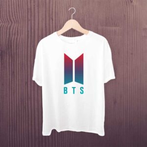 Red Blue Bts Logo Tshirt