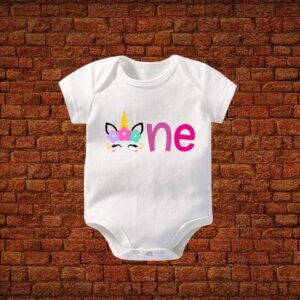 Unicorn One Baby Romper