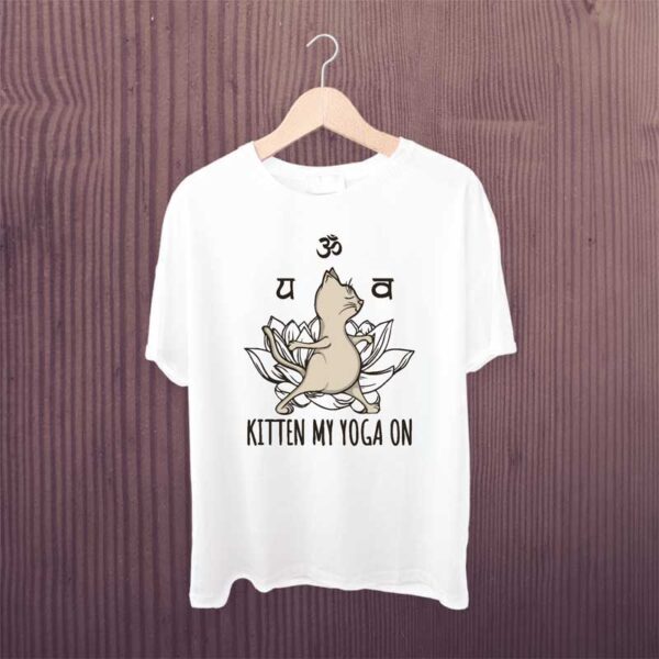 kitten-my-Yoga-on-Tshirt
