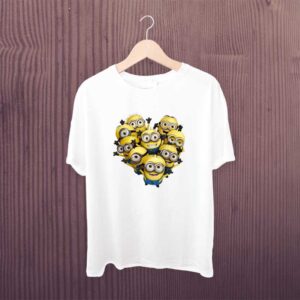 Cute Minions Group Printed T-Shirt