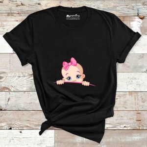 Cute Baby Girl Maternity T-Shirt