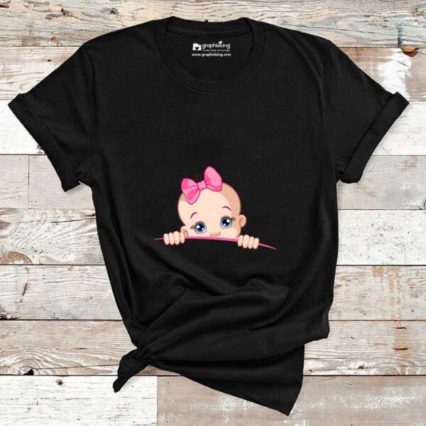 Cute-baby-girl-Maternity-T-Shirt