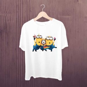 Happy Birthday Minion White T-Shirts