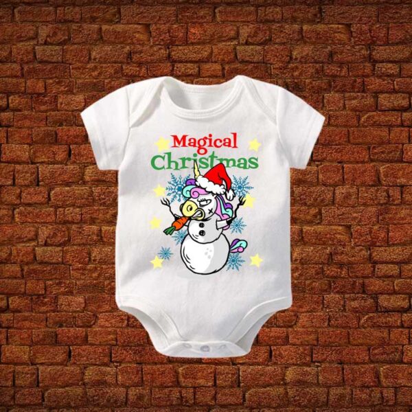 Magical-christmas-Baby-Romper