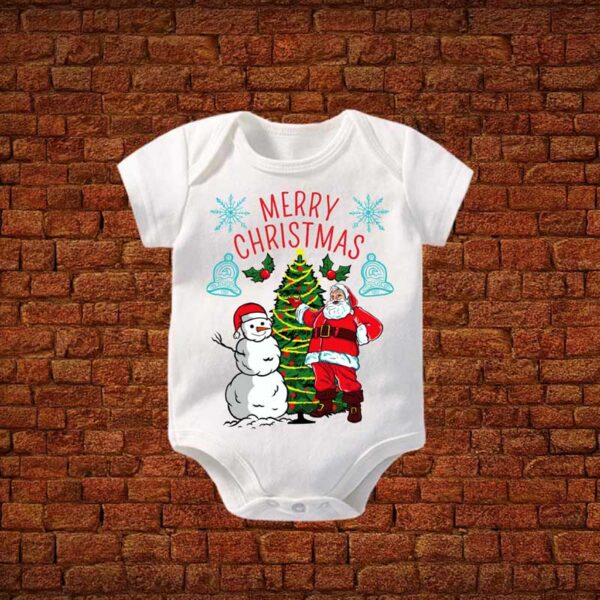 Merry-christmas-Baby-Romper