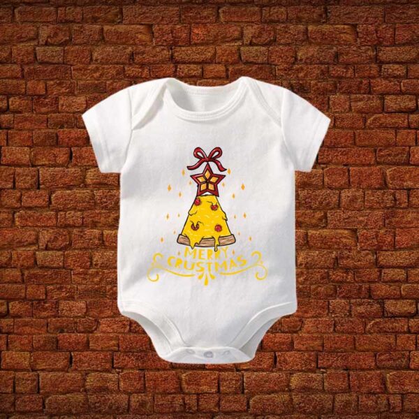 Merry-christmas-bell-Baby-Romper