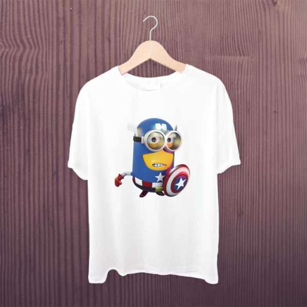 Minion-Caption-America-T-Shirts