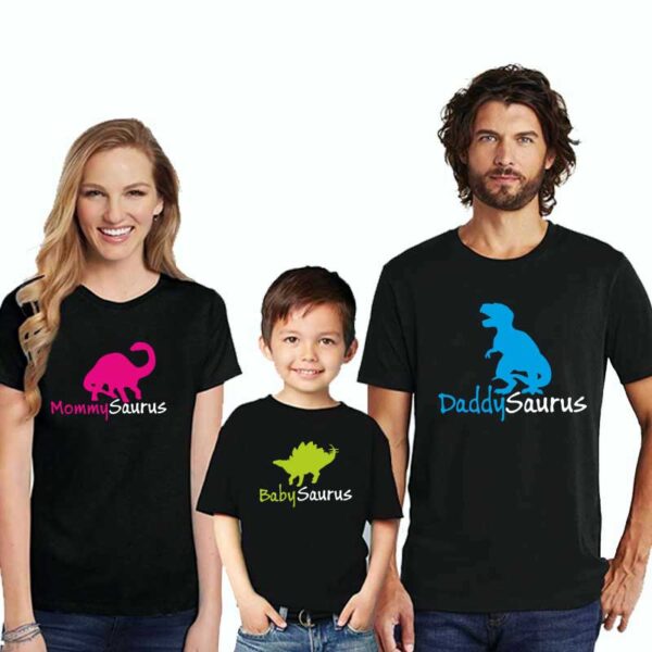 Mommy-Baby-Boy-And-Daddy-Saurus-Family-Tshirt