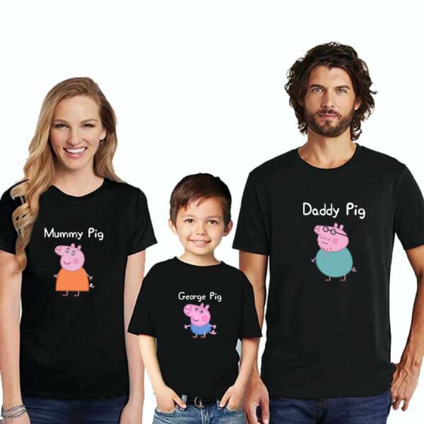 Mummy-Daddy-George-Pig-Family-Tshirt