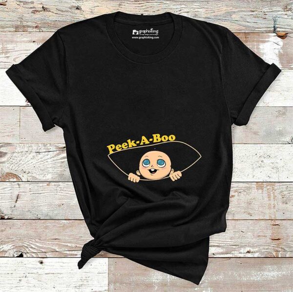 Peek-A-Boo-Baby-Looking-Maternity-T-Shirt