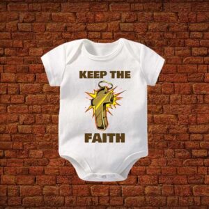 Keep The Faith Baby Romper