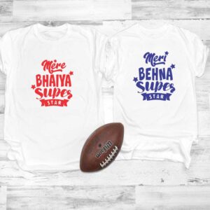 Bhaiya Bahan Super Start Rakhi Tshirt