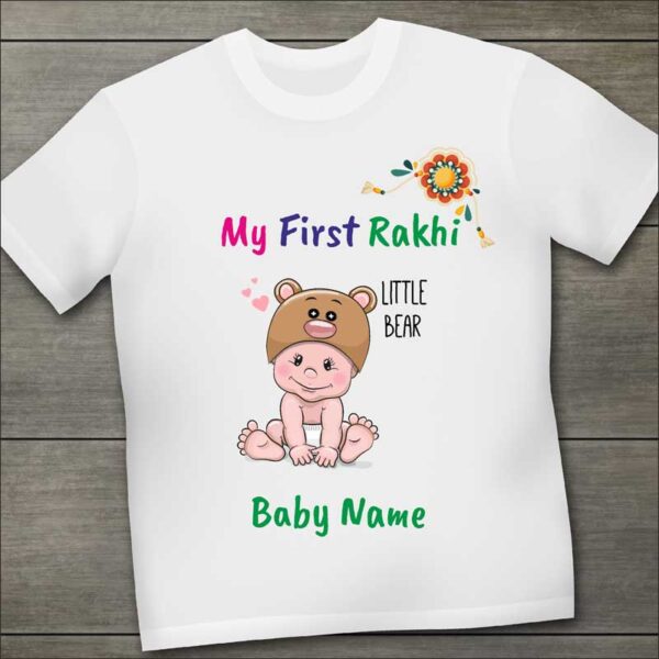 First-Rakhi-little-beer-Tshirt-with-baby-name