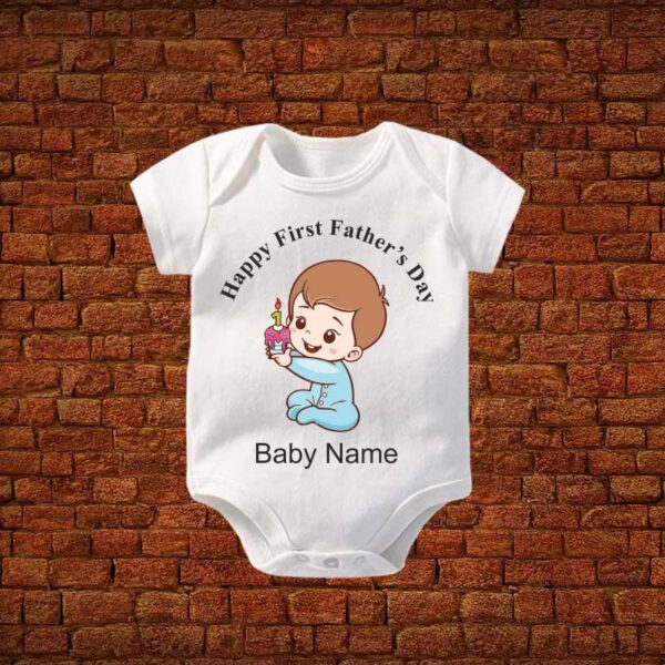Happy-First-Fathers-Day-Baby-Romper