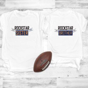 Rockstar Sister Rockstar Brother Rakhi Tshirt