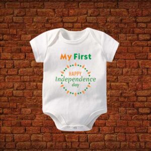 Baby Romper First Independence Day Of India