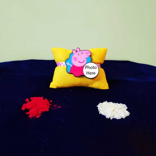 Customized-Kids-Photo-Rakhi-With-Peppa-Pig-Cartoon-A