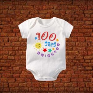 100 Days Old Brighter Baby Romper