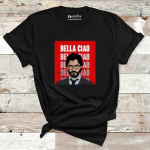 Bella Ciao Professor Money Heist Cotton Tshirt