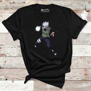 Kakashi Hatake Fighting Premium Cotton Tshirt