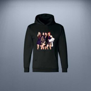 Black Pink Attractive Hoodie