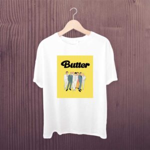 Bts Butter Member White Tshirt
