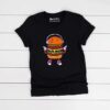 Burger-Kids-Black-Tshirt