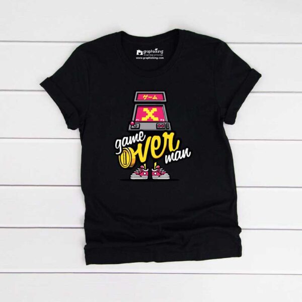 Game-Over-Man-Kids-Black-Tshirt