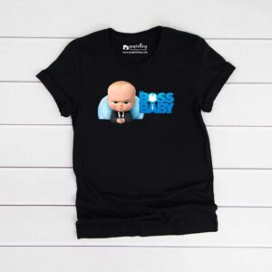 Graphixking Angry Boss Baby Kids Black Tshirt