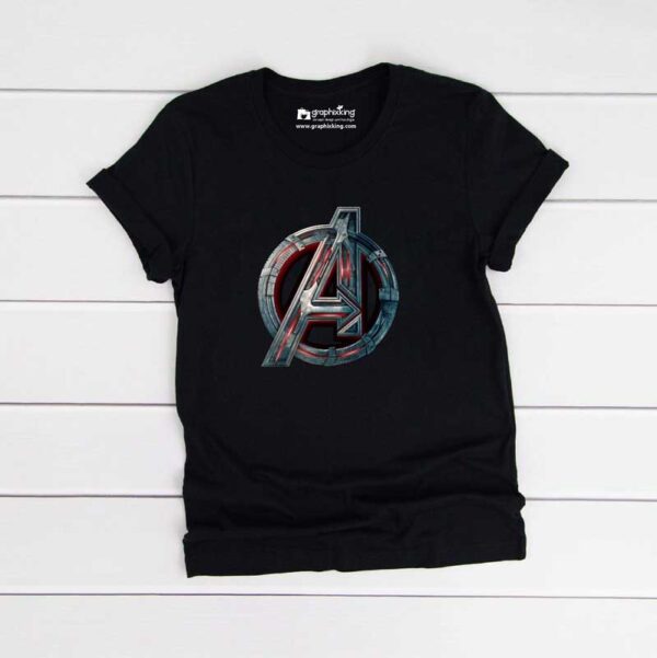 Graphixking-Avenger-Kids-Black-Tshirt
