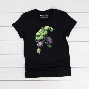 Graphixking Hulk Kids Black Tshirt