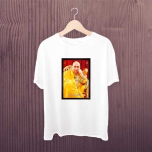 Jai Guru Ji White Printed Tshirt