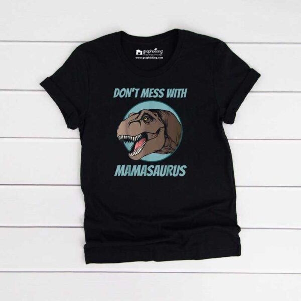 Kids-Mamasaurus-Bold-Dianosaur-Black-Tshirt