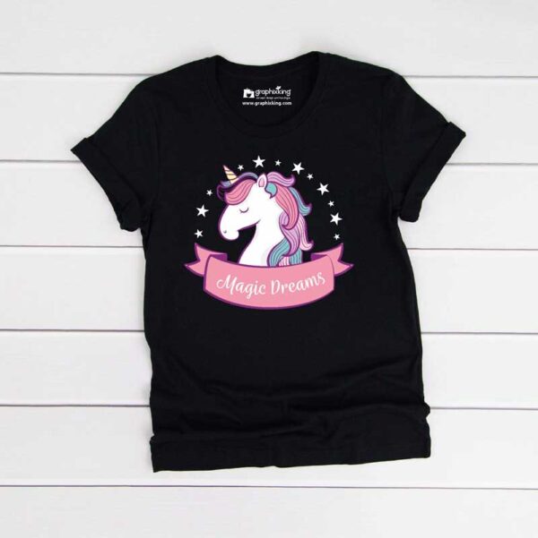 Magic-Dreams-Kids-Black-Tshirt