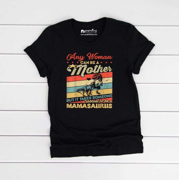 Mother-As-A-Mamasaurus-Kids-Black-Tshirt