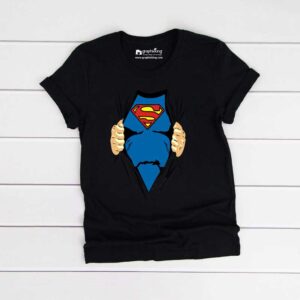 Superman Kids Black Tshirt