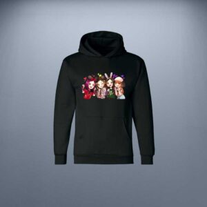 Sweety Black Pink Hoodie