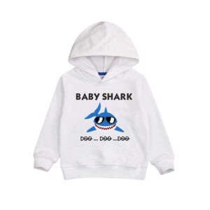 Baby Shark Do Do Do White Baby Hoodie