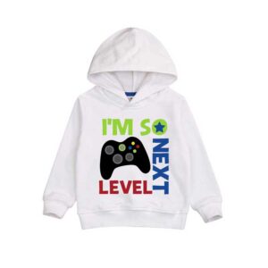 I Am So Next Leval White Baby Hoodie