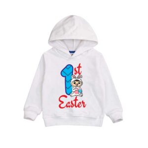 My 1st Easter White Baby Hoodie